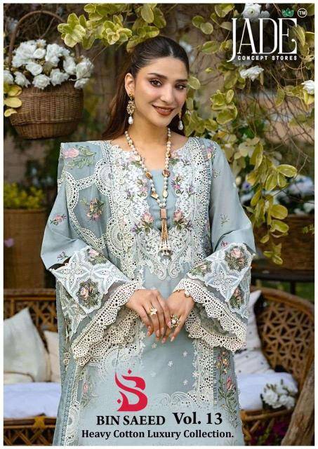 Jade Bin saeed vol-13 Wholesale Pakistani suits suppliers