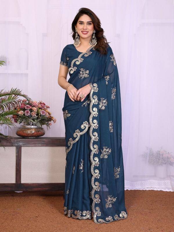 GC star georgette silk Saree Wholesale Market in India
