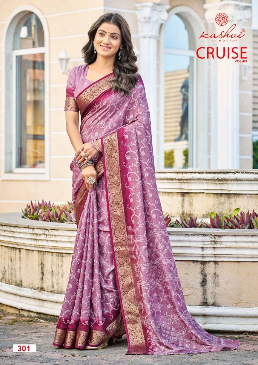 Kashvi Cruise Vol 3 India wholesale saree market