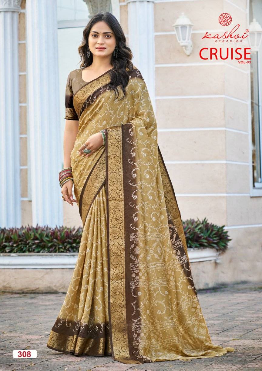 Kashvi Cruise Vol 3 India wholesale saree market