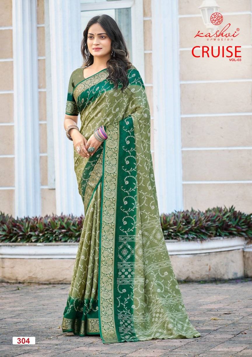Kashvi Cruise Vol 3 India wholesale saree market