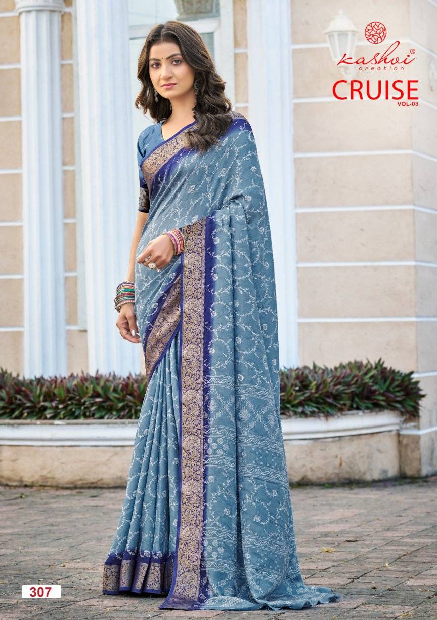 Kashvi Cruise Vol 3 India wholesale saree market