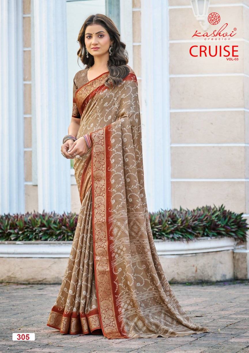 Kashvi Cruise Vol 3 India wholesale saree market