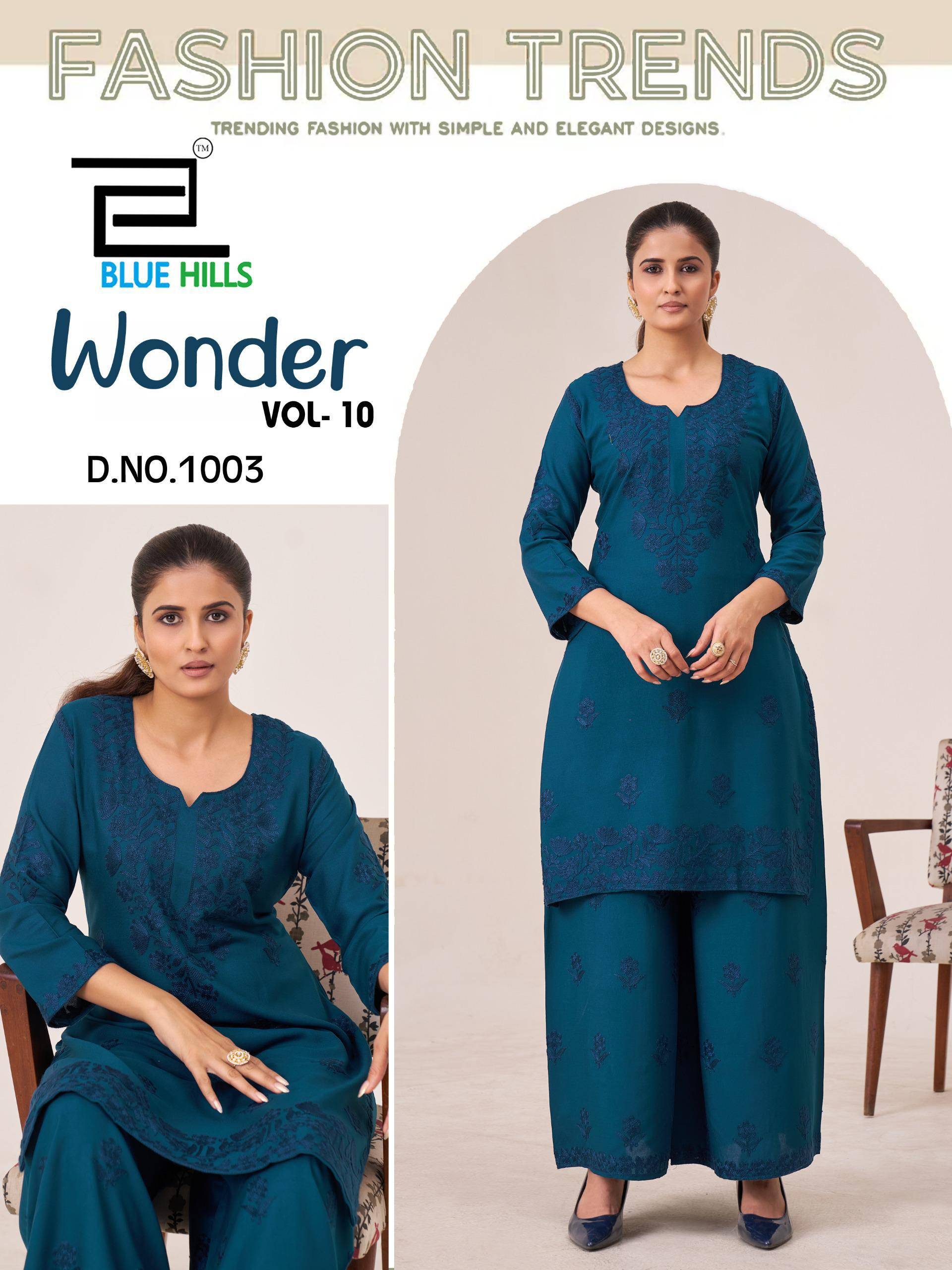 Blue Hills Wonder Vol 10 Kurti manufacturers in india