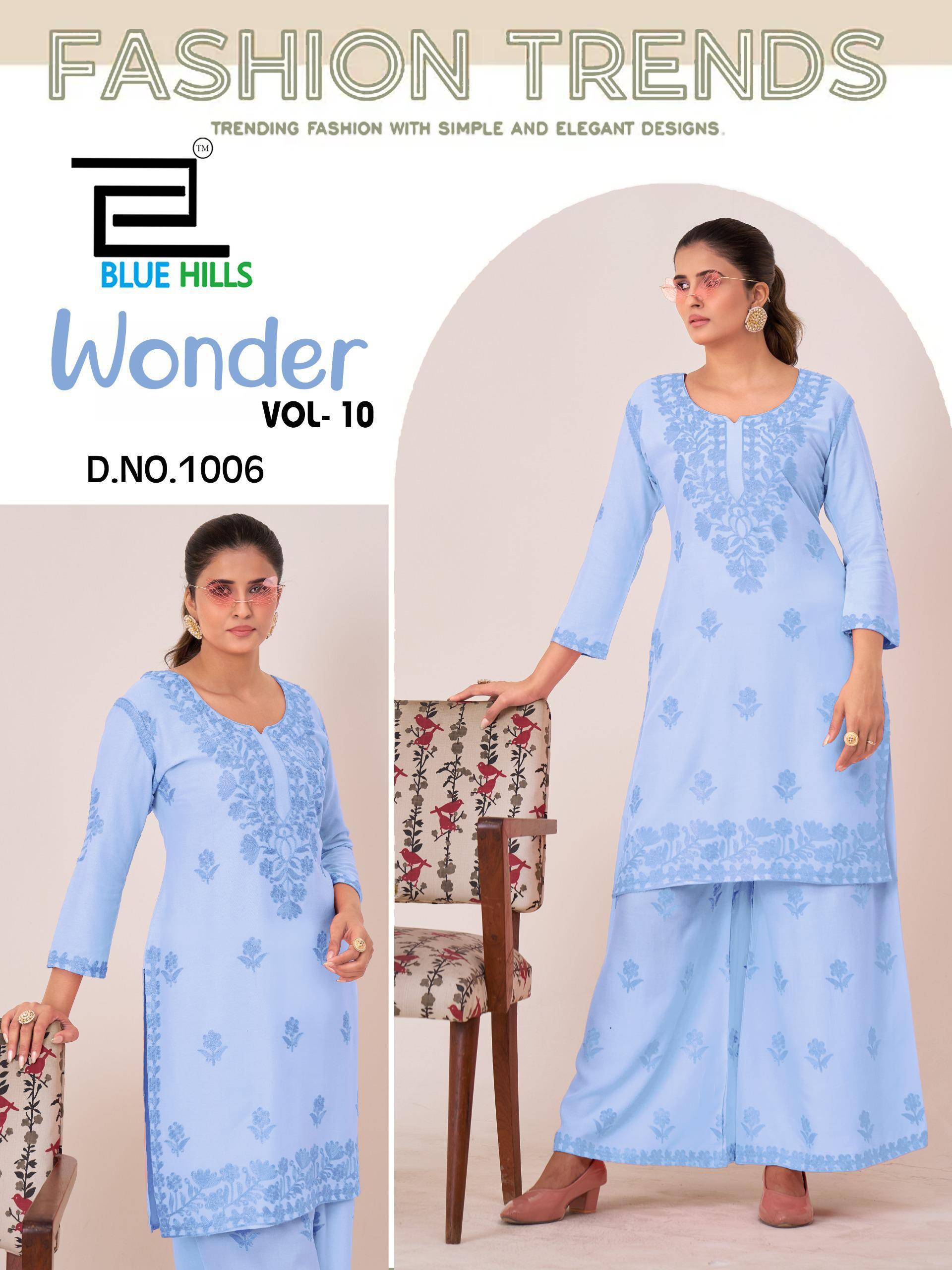 Blue Hills Wonder Vol 10 Kurti manufacturers in india