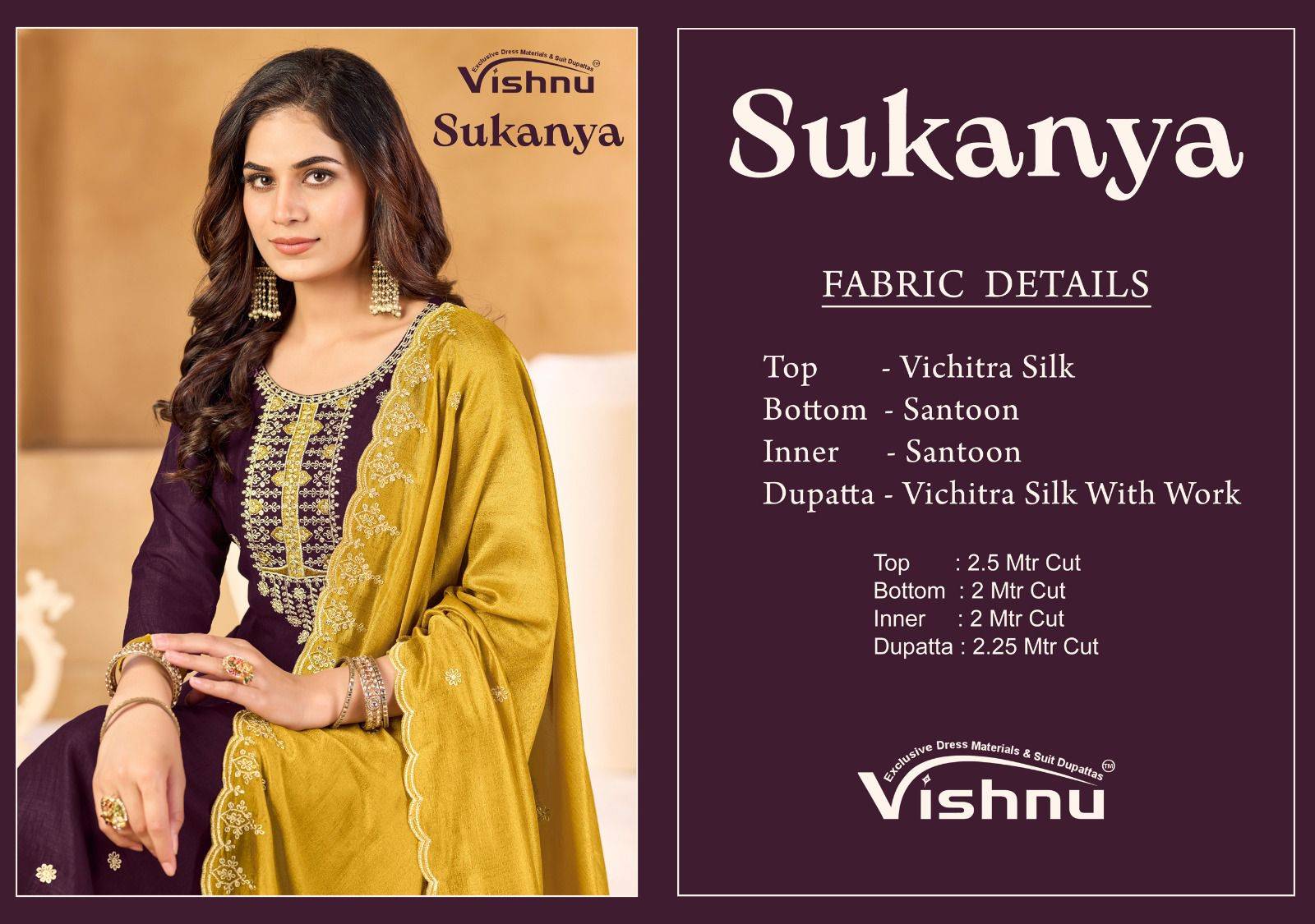 Vishnu Sukanya Affordable dress materials