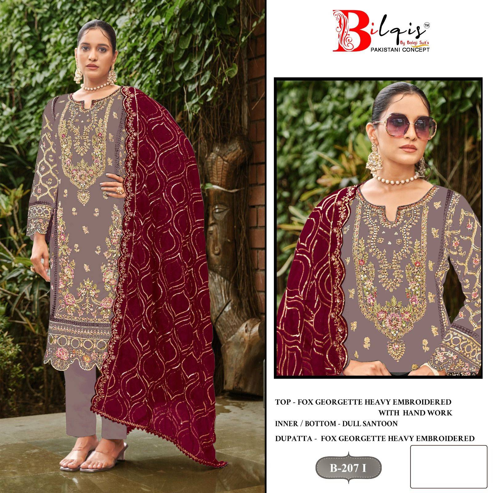 Bilqis B 207 I To L Wholesale Punjabi Salwar Kameez