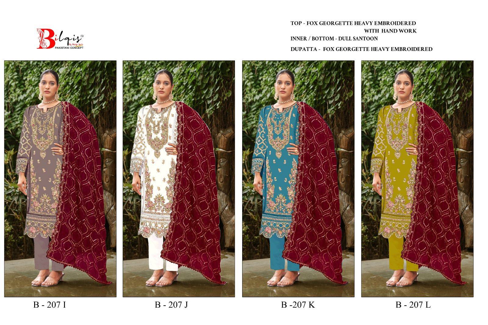 Bilqis B 207 I To L Wholesale Punjabi Salwar Kameez