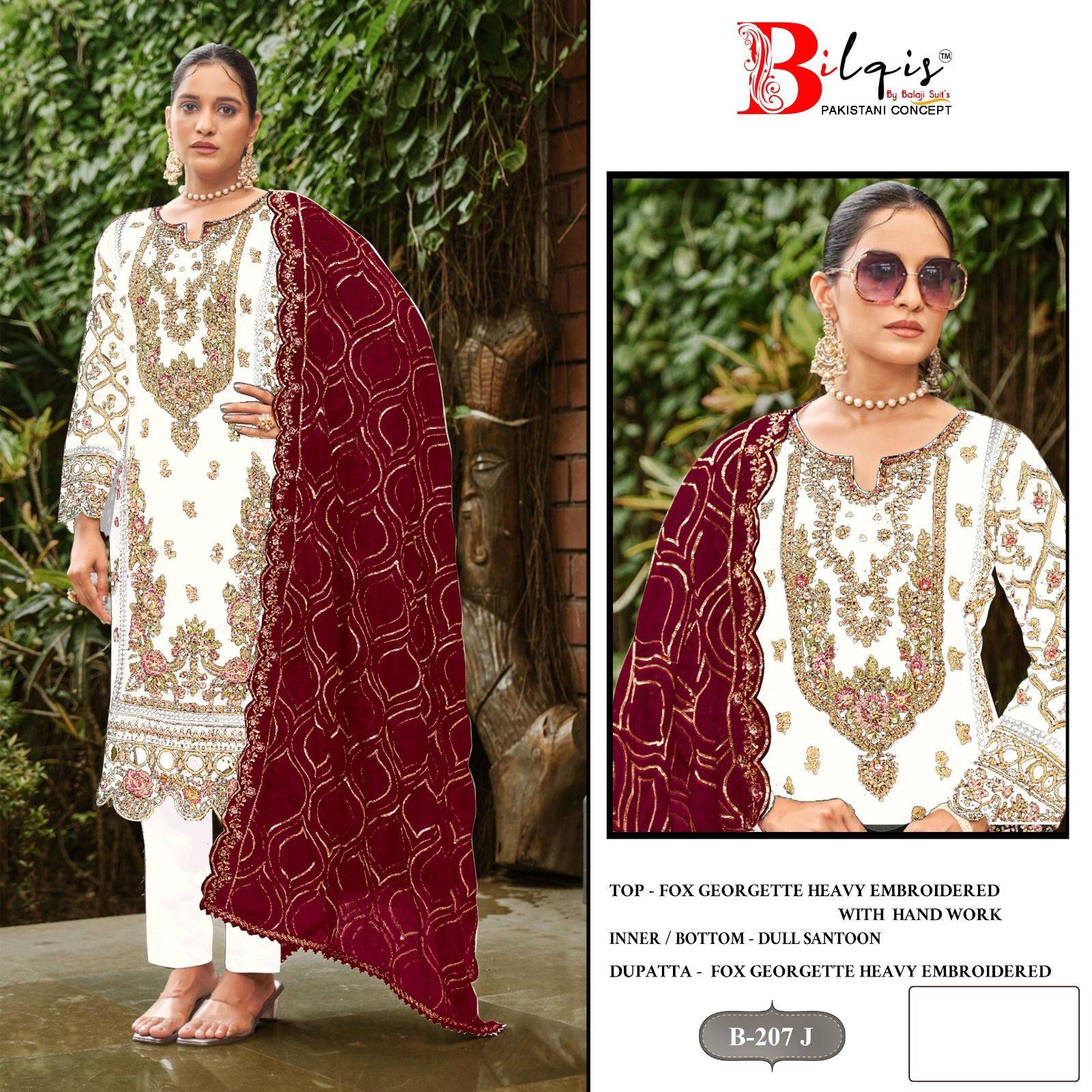 Bilqis B 207 I To L Wholesale Punjabi Salwar Kameez