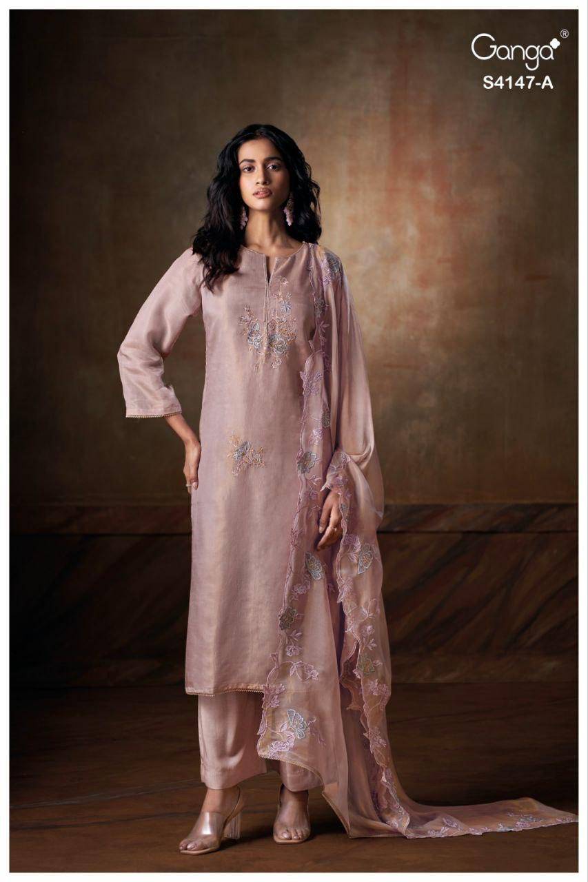 Ganga Diyara 4147 Bulk salwar kameez suppliers