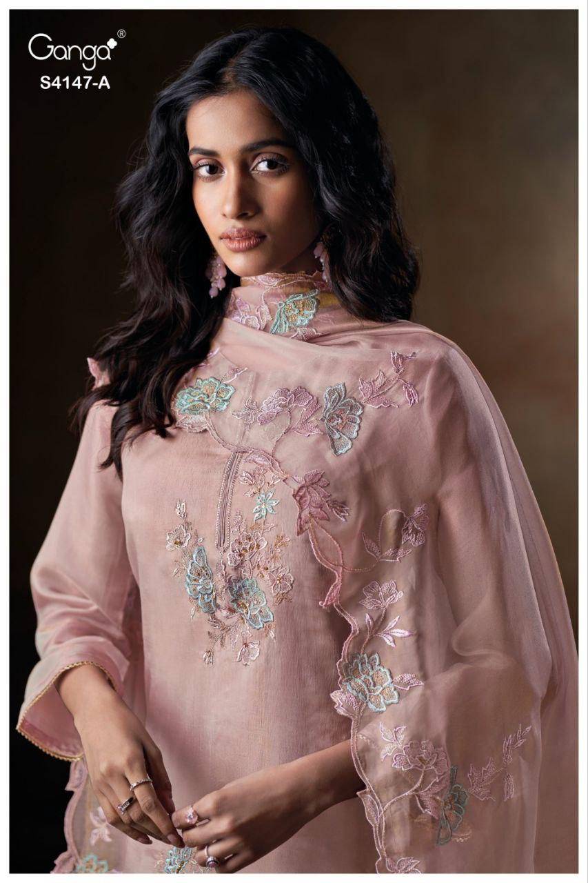 Ganga Diyara 4147 Bulk salwar kameez suppliers