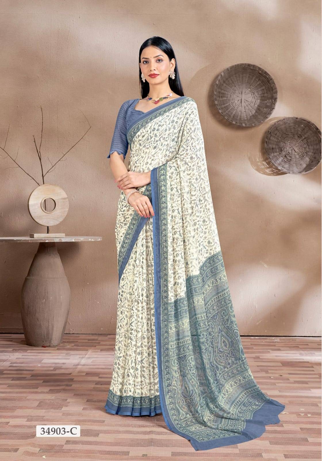 Ruchi Star Chiffon 161  Wholesale saree manufacturers in Delhi