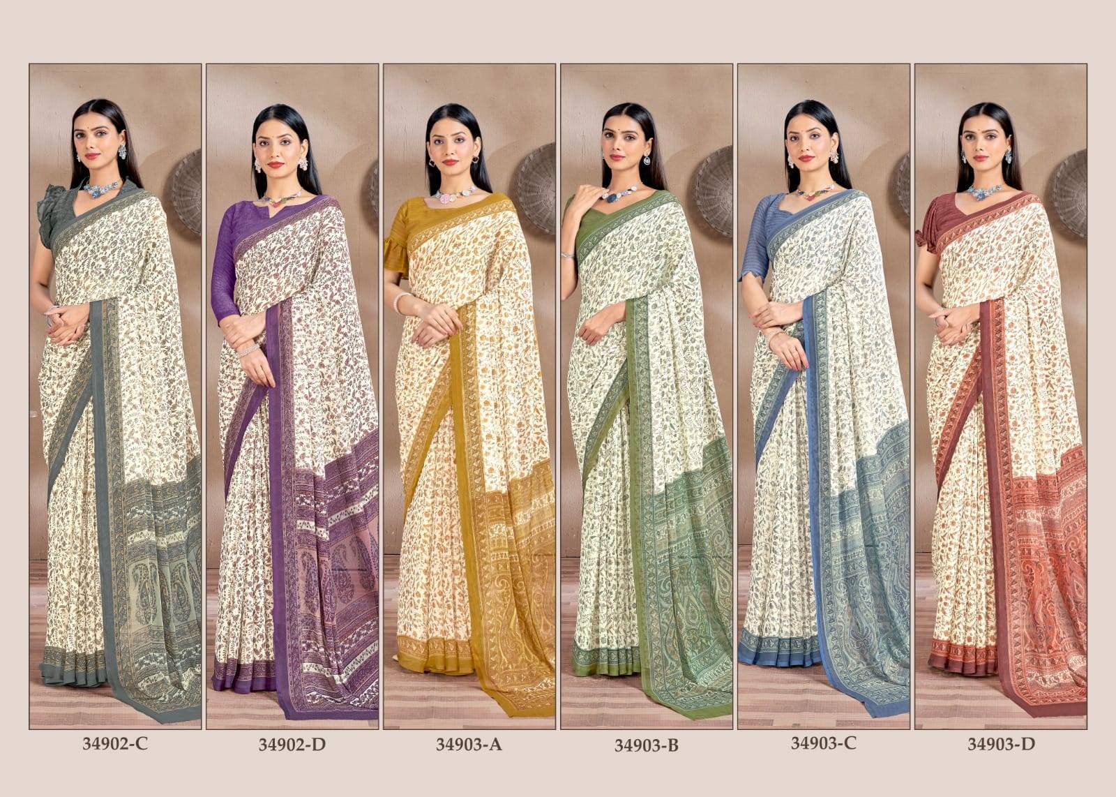 Ruchi Star Chiffon 161  Wholesale saree manufacturers in Delhi