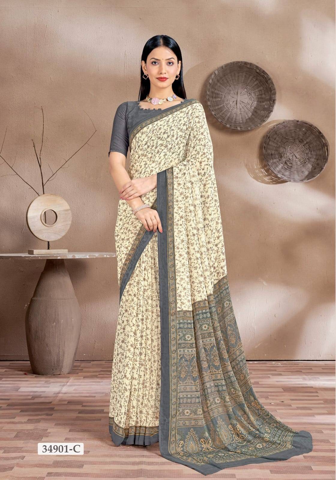 Ruchi Star Chiffon 161  Wholesale saree manufacturers in Delhi