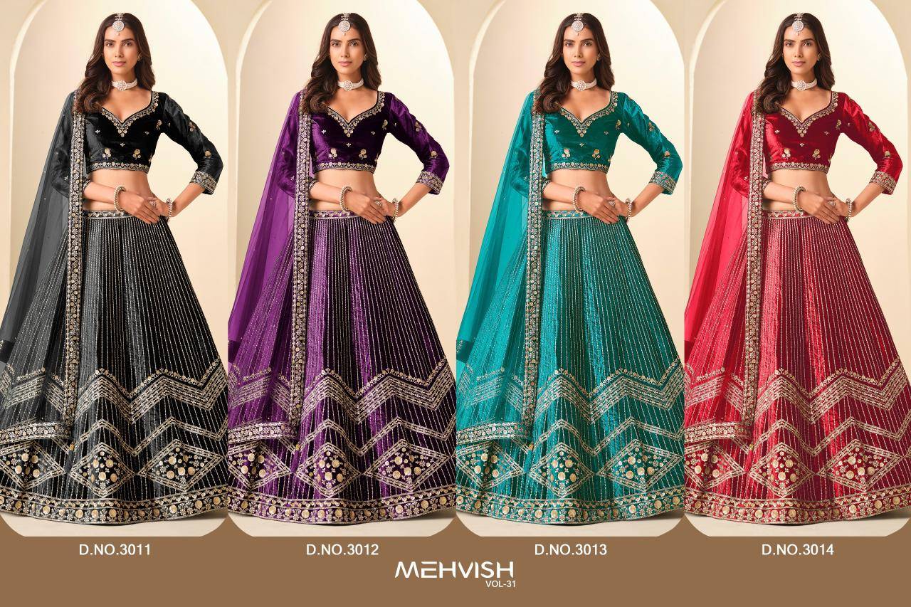 Mehvish Vol 31 Lehengha choli wholesale market in Surat