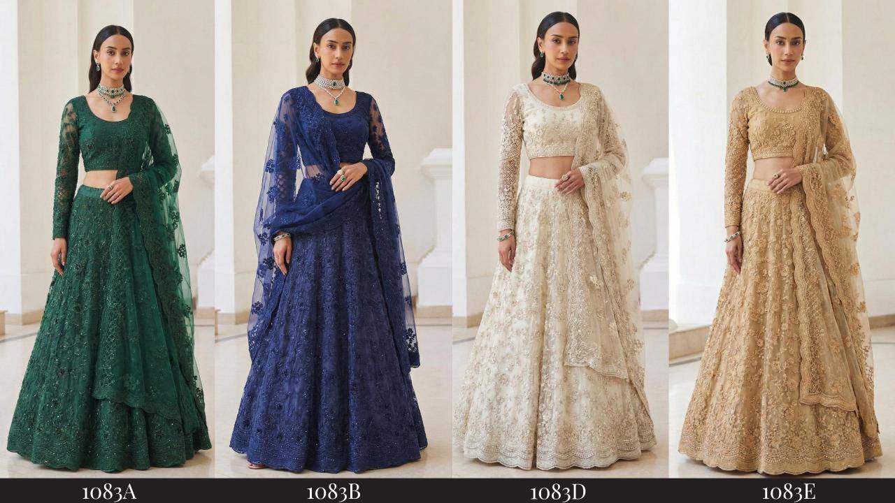 Alizeh Bridal Heritage Colours 1083 Lehengha choli wholesale price in Gujarat