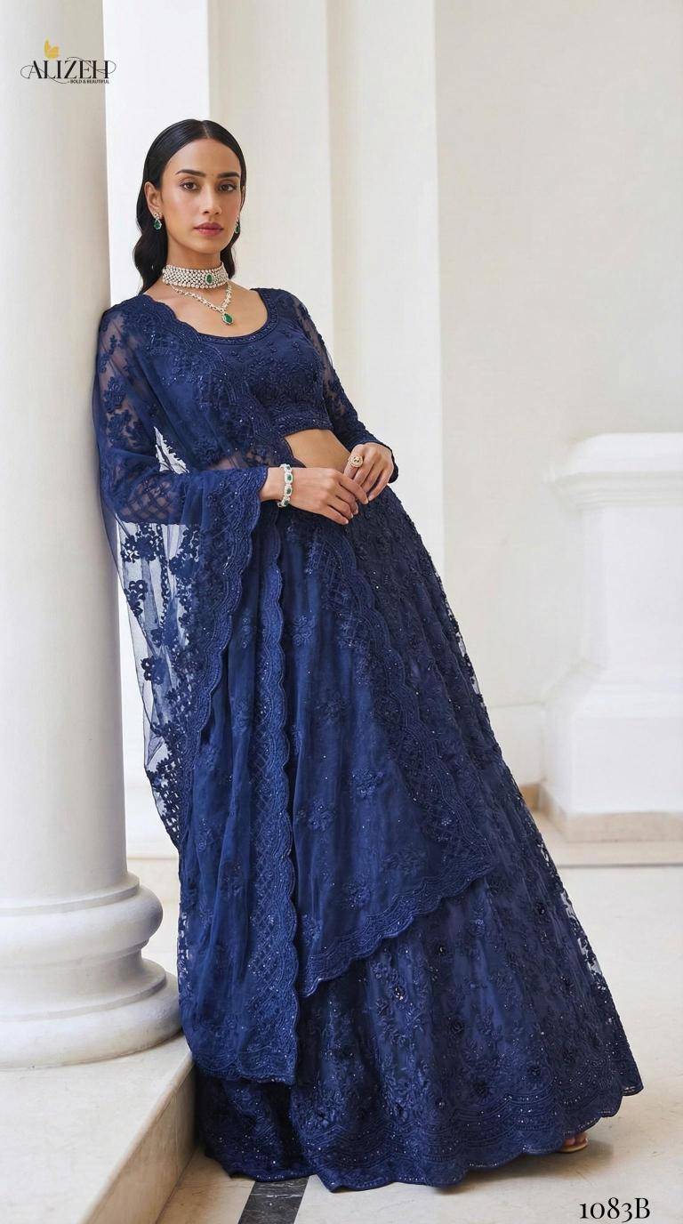 Alizeh Bridal Heritage Colours 1083 Lehengha choli wholesale price in Gujarat