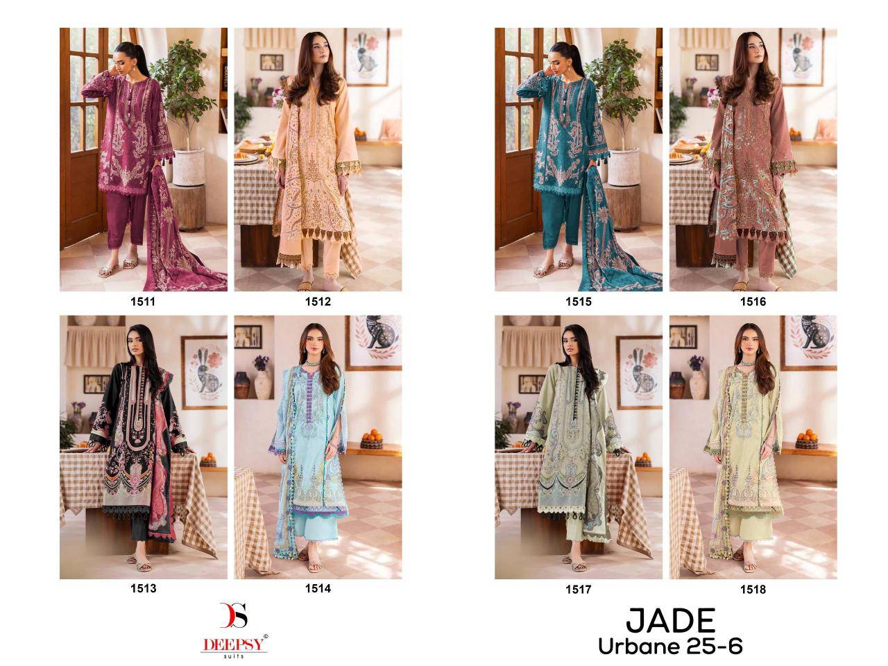 Deepsy jade urban lawn 25-6 Wholesale Salwar Kameez dealers in Kolkata