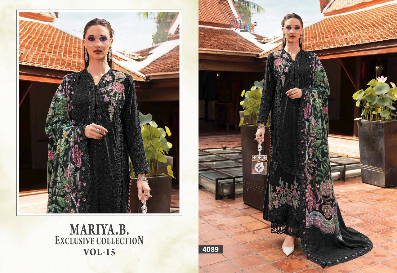 Shree fab maria b exclusive collection vol-15 Best Salwar Kameez wholesale market in Kolkata