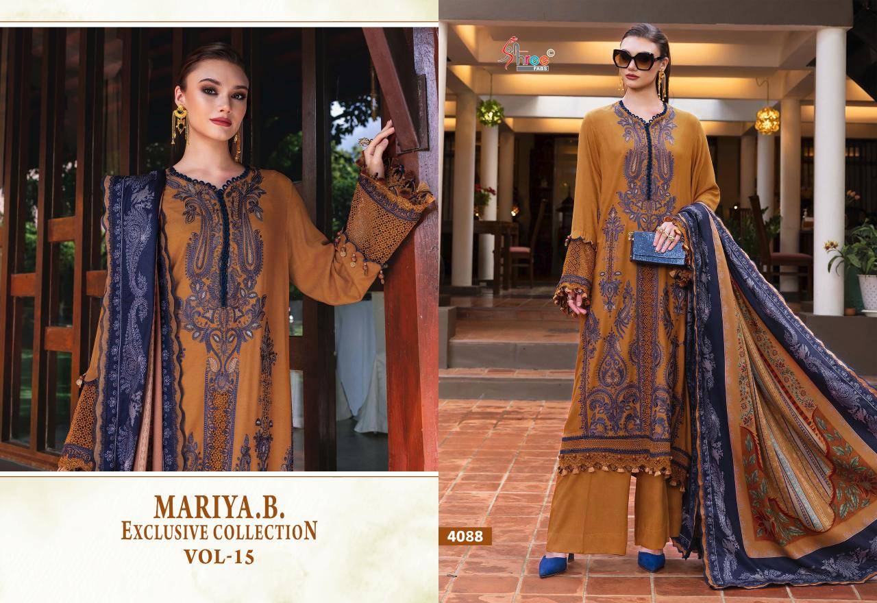 Shree fab maria b exclusive collection vol-15 Best Salwar Kameez wholesale market in Kolkata