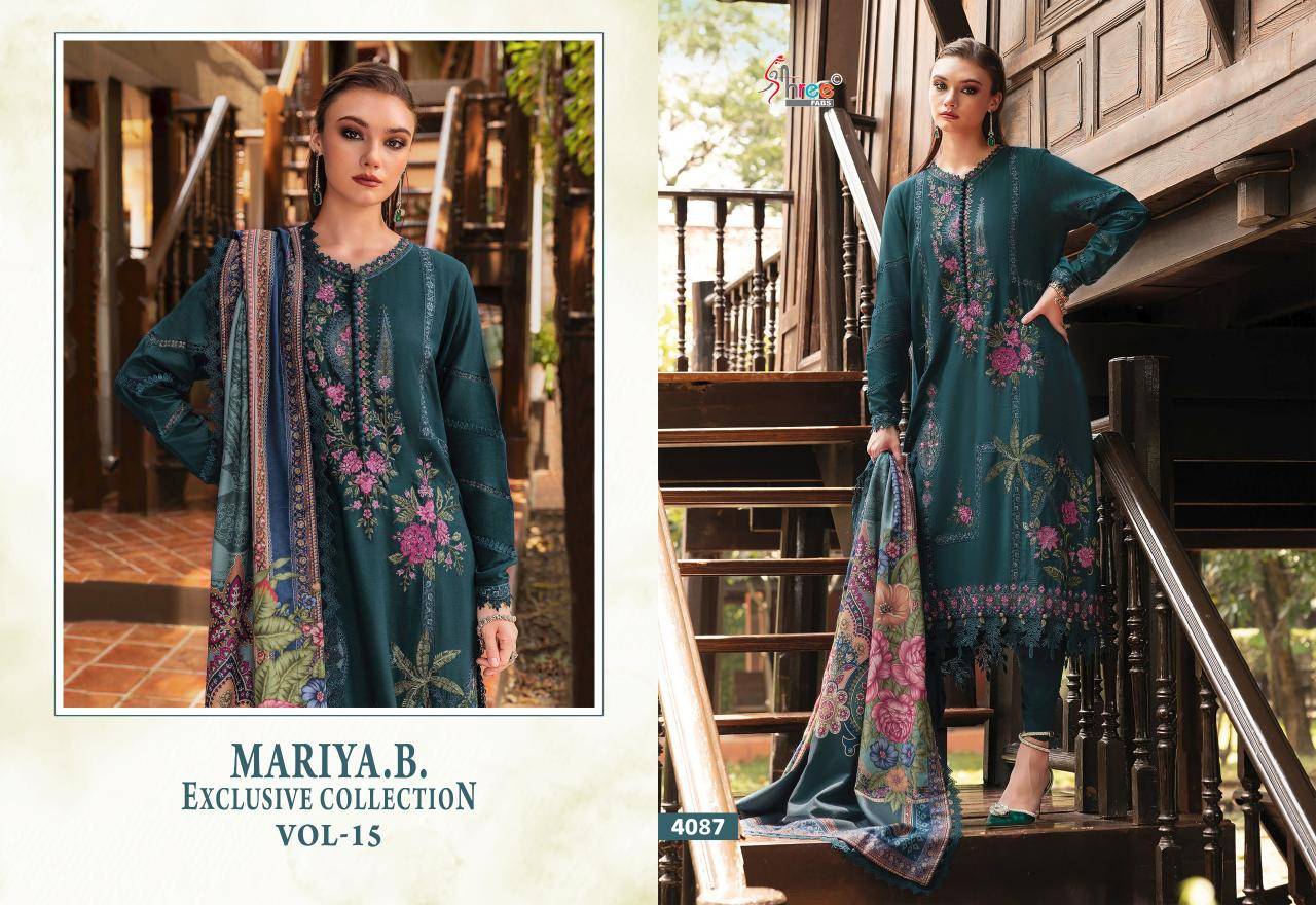 Shree fab maria b exclusive collection vol-15 Best Salwar Kameez wholesale market in Kolkata