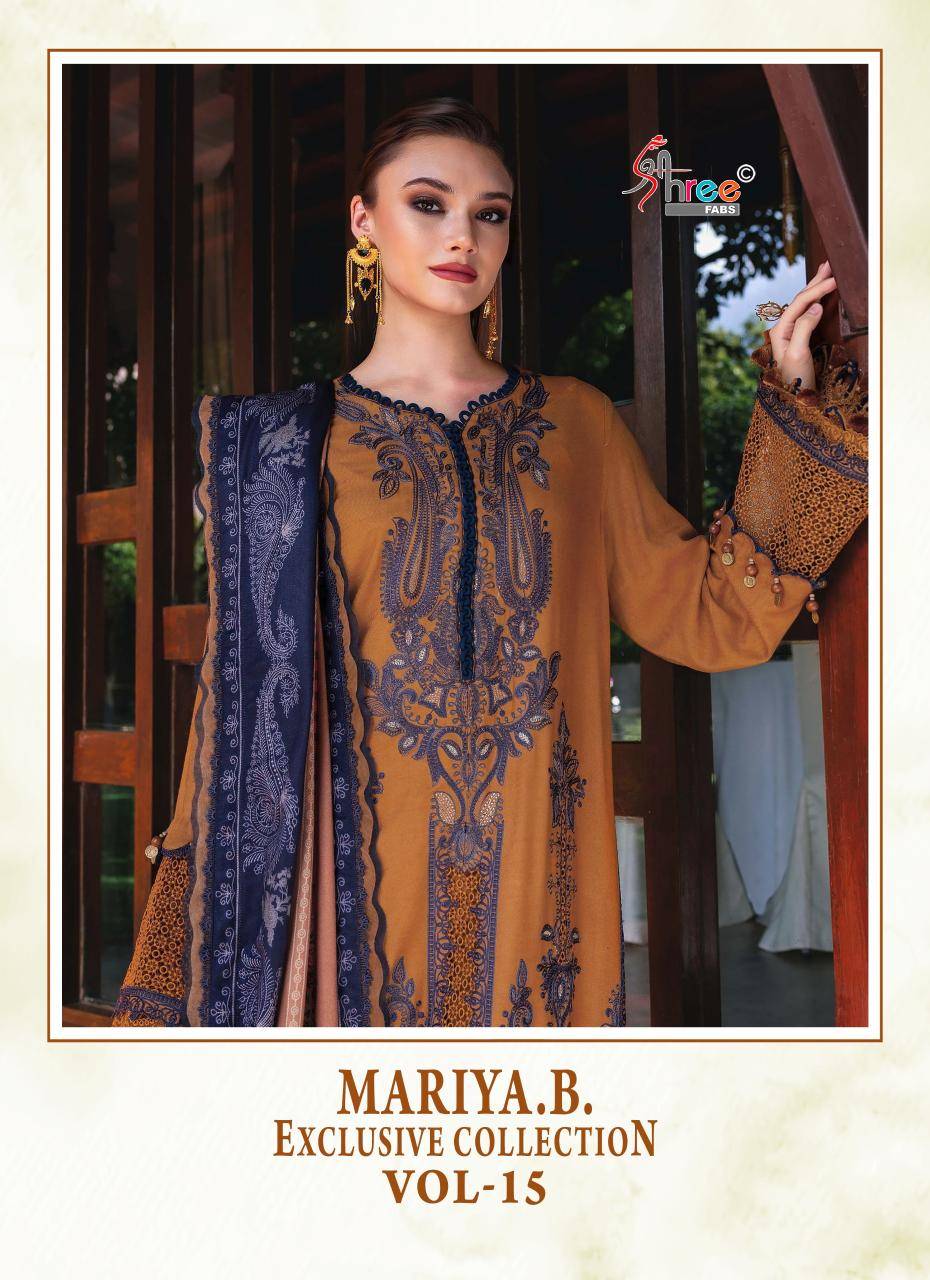 Shree fab maria b exclusive collection vol-15 Best Salwar Kameez wholesale market in Kolkata
