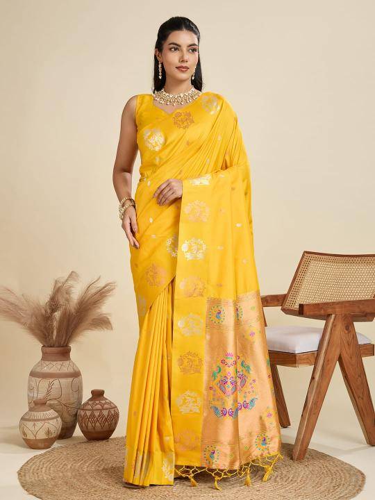 Akshara kanjivaram paithani  Wholesale sarees in Kolkata