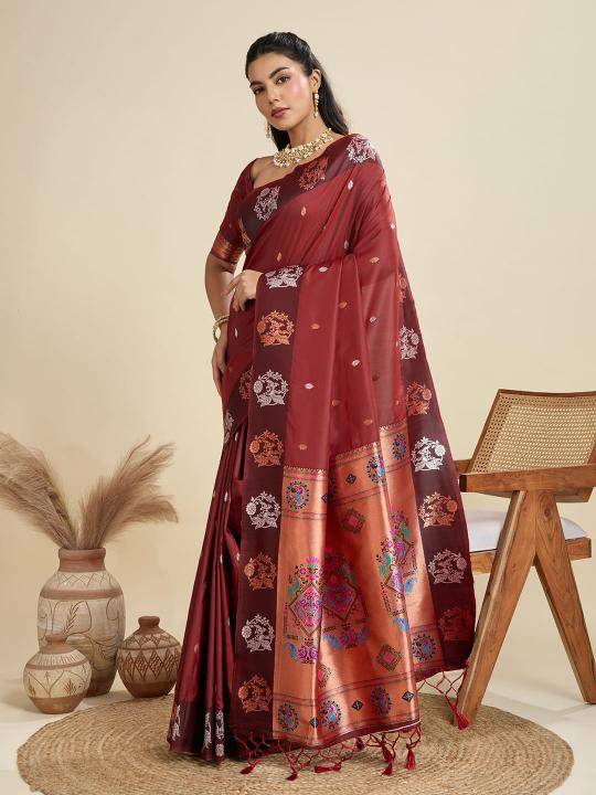 Akshara kanjivaram paithani  Wholesale sarees in Kolkata