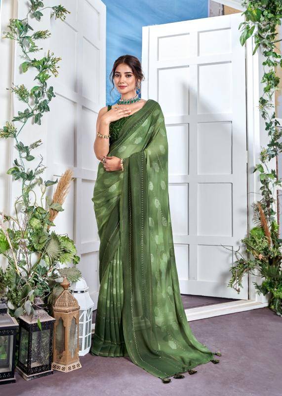 Stavan jhanka Designer sarees wholesale in Kolkata