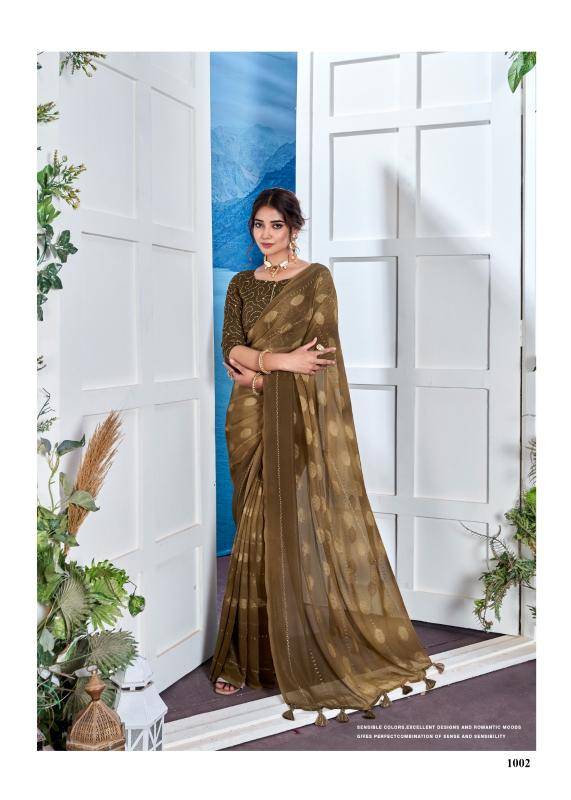 Stavan jhanka Designer sarees wholesale in Kolkata