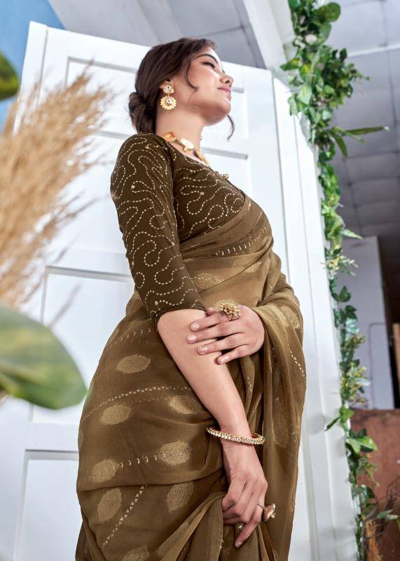 Stavan jhanka Designer sarees wholesale in Kolkata