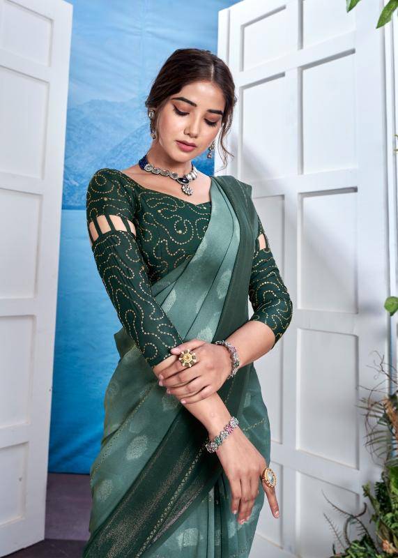 Stavan jhanka Designer sarees wholesale in Kolkata