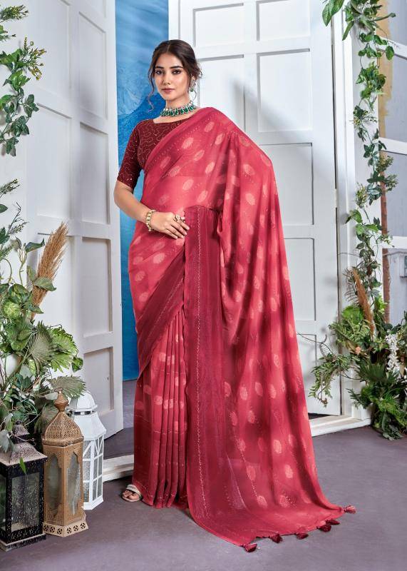 Stavan jhanka Designer sarees wholesale in Kolkata