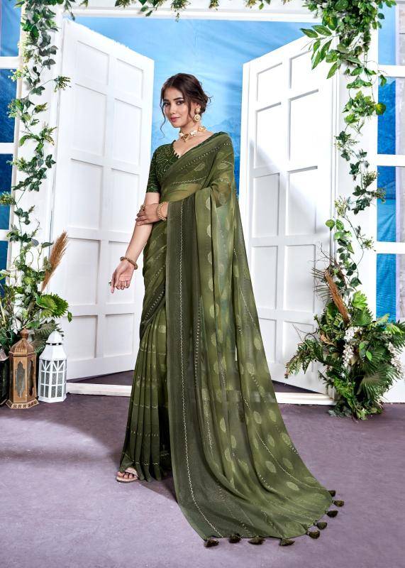 Stavan jhanka Designer sarees wholesale in Kolkata