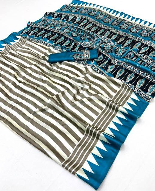 Rajtex modal satin ajrakh Kolkata saree wholesale online