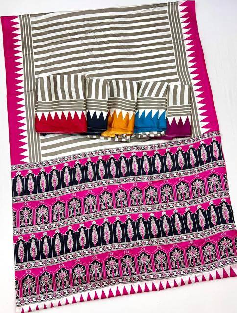 Rajtex modal satin ajrakh Kolkata saree wholesale online