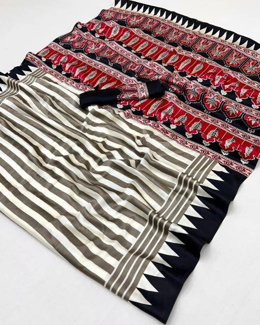 Rajtex modal satin ajrakh Kolkata saree wholesale online