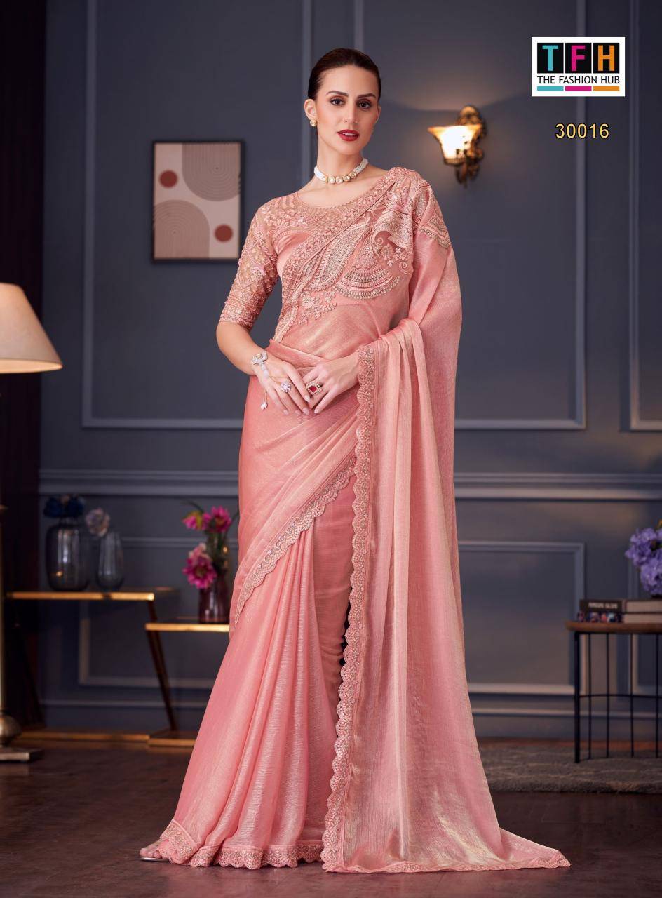 TFH silver screen 20th silk  Wholesale saree dealers in Delhi