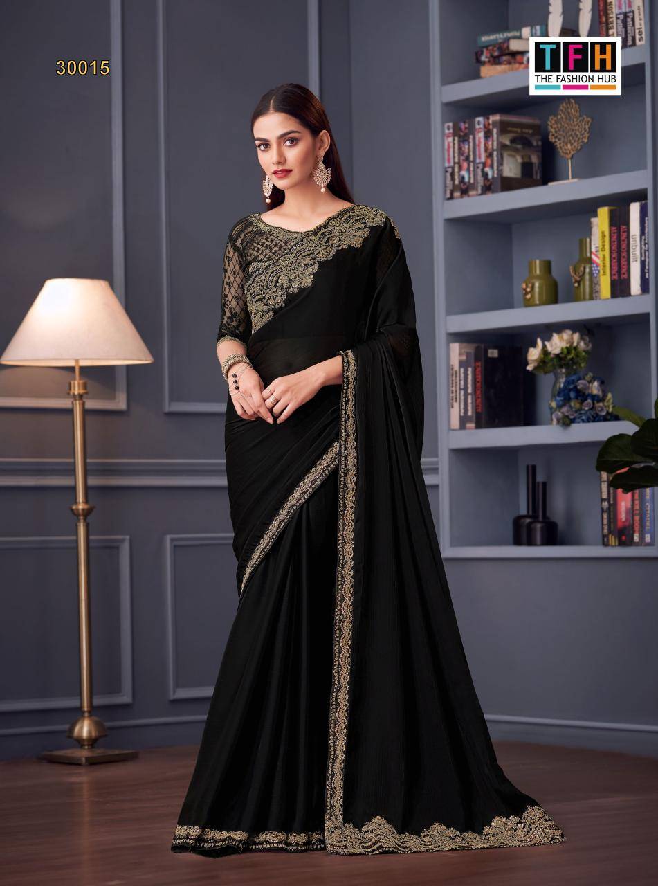 TFH silver screen 20th silk  Wholesale saree dealers in Delhi