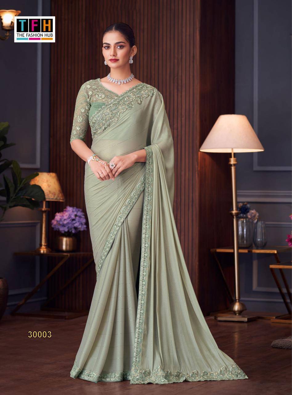 TFH silver screen 20th silk  Wholesale saree dealers in Delhi