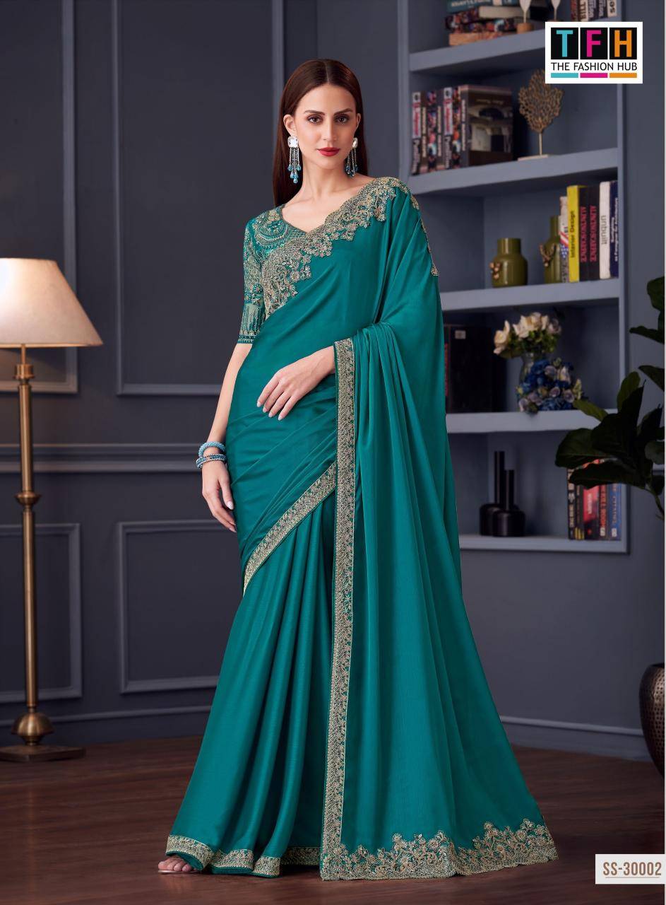 TFH silver screen 20th silk  Wholesale saree dealers in Delhi
