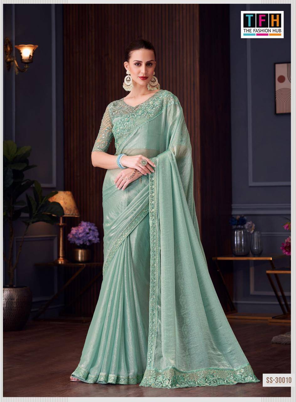 TFH silver screen 20th silk  Wholesale saree dealers in Delhi