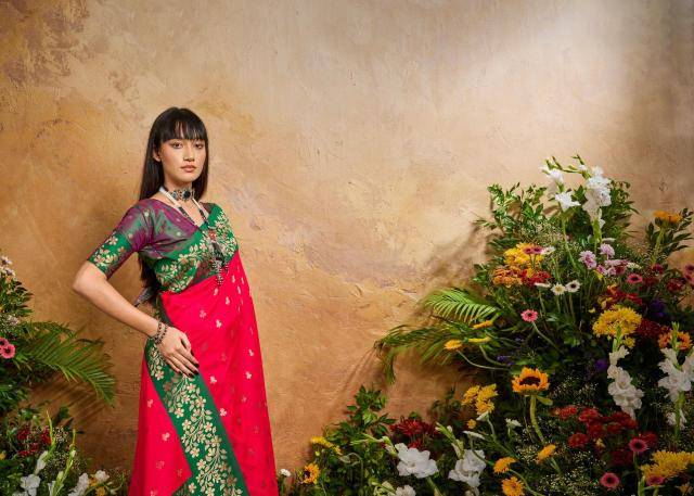 Rajtex karnation Saree suppliers in delhi