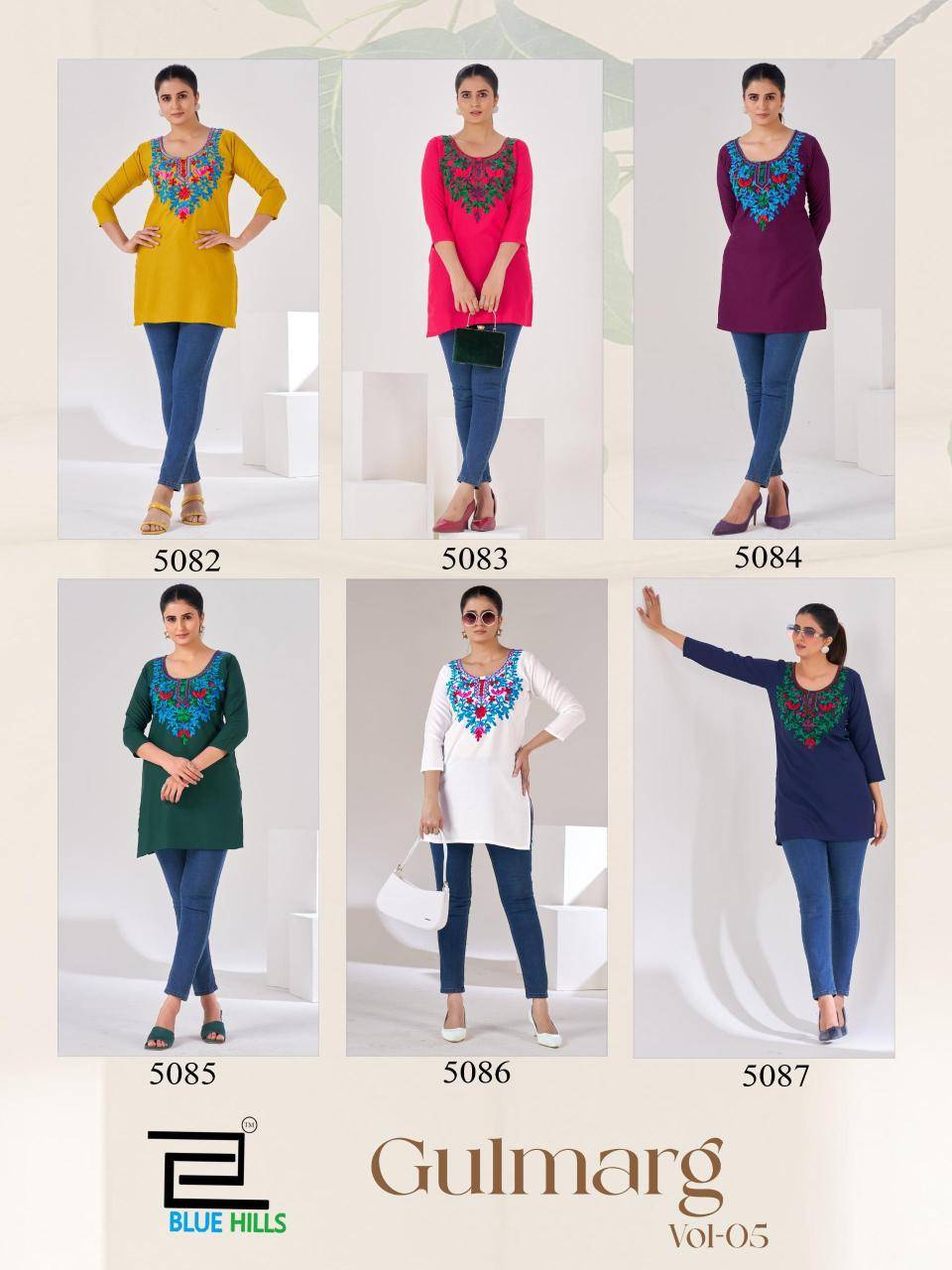 Blue hills gulmarg vol 5 Kurti wholesale market in Delhi