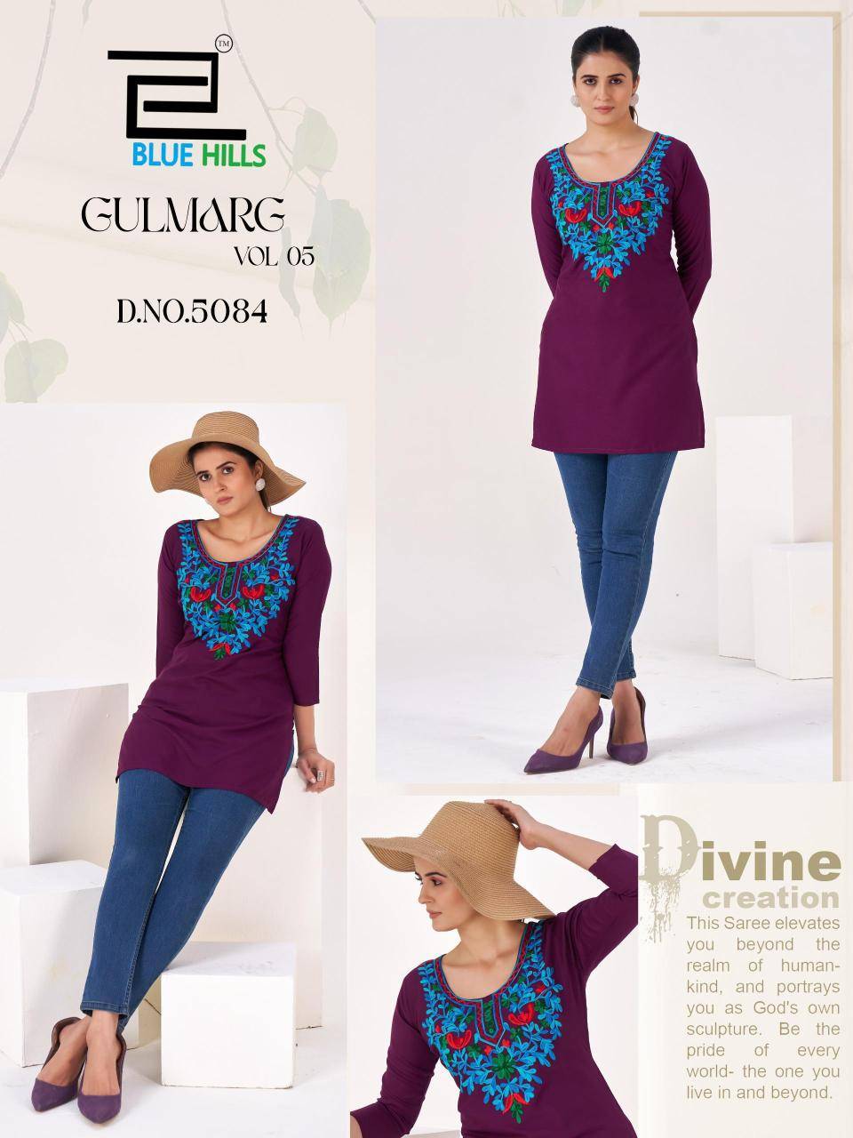 Blue hills gulmarg vol 5 Kurti wholesale market in Delhi