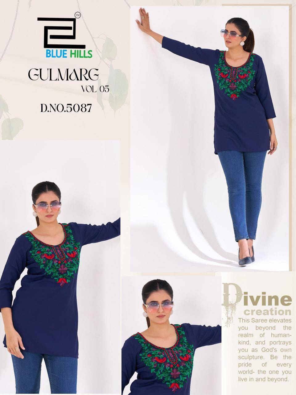 Blue hills gulmarg vol 5 Kurti wholesale market in Delhi