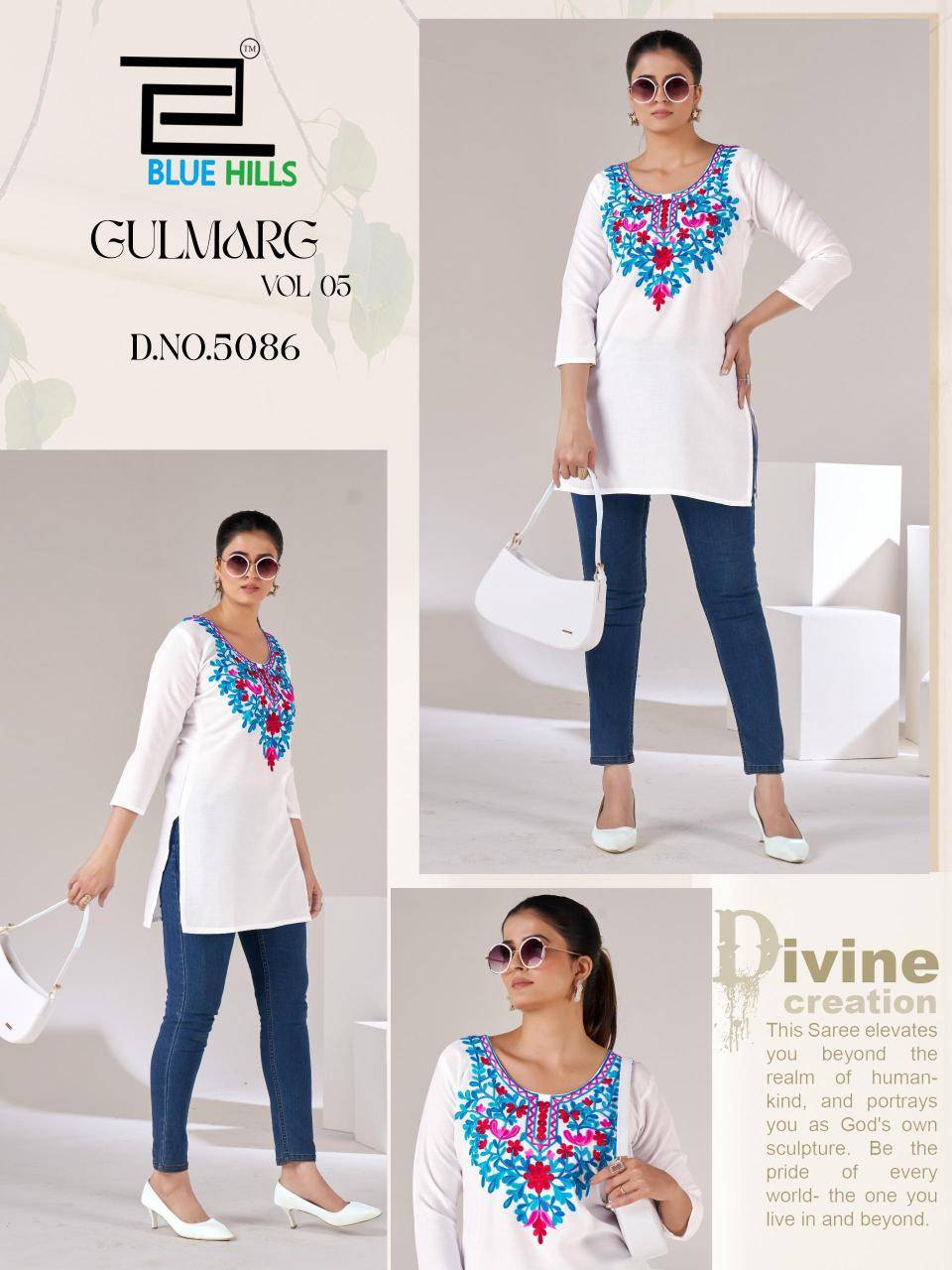 Blue hills gulmarg vol 5 Kurti wholesale market in Delhi