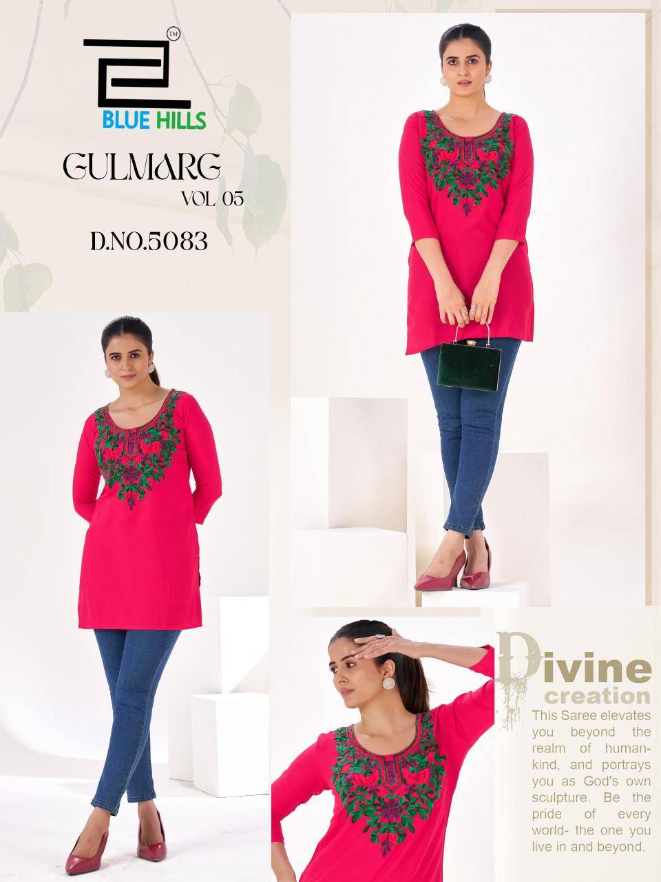 Blue hills gulmarg vol 5 Kurti wholesale market in Delhi