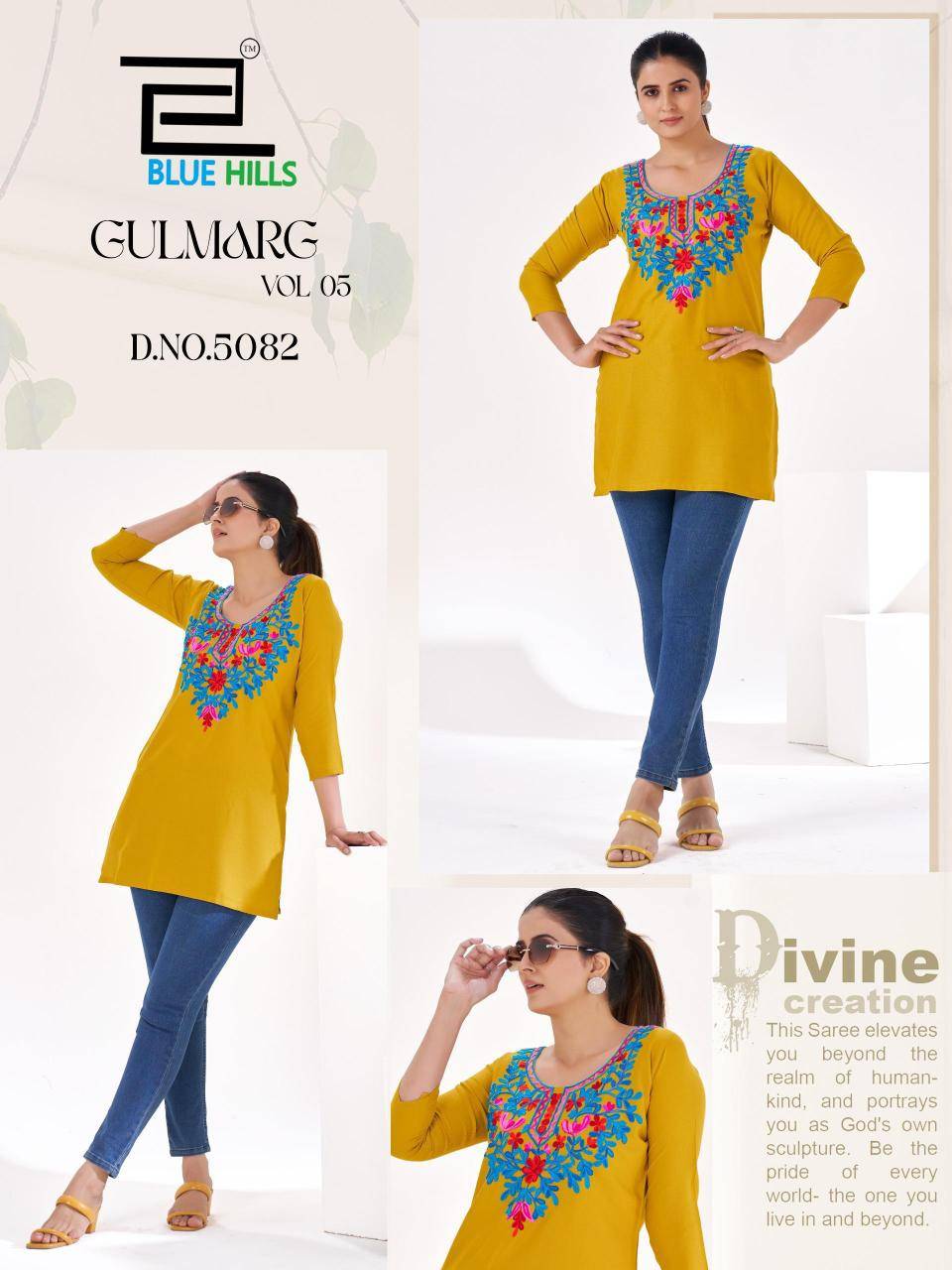 Blue hills gulmarg vol 5 Kurti wholesale market in Delhi