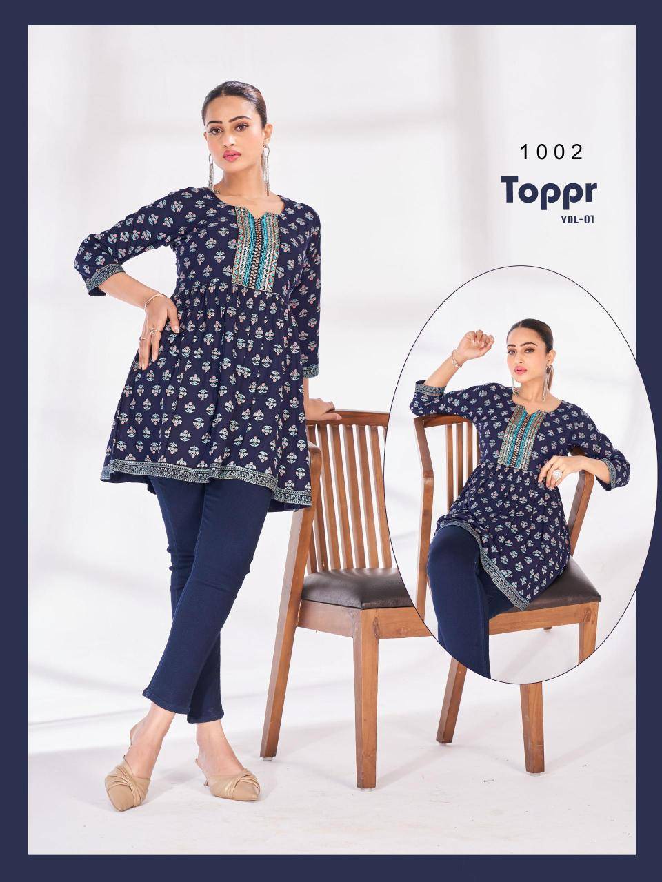 Blue hills toppr vol 1 Kurti  wholesale market